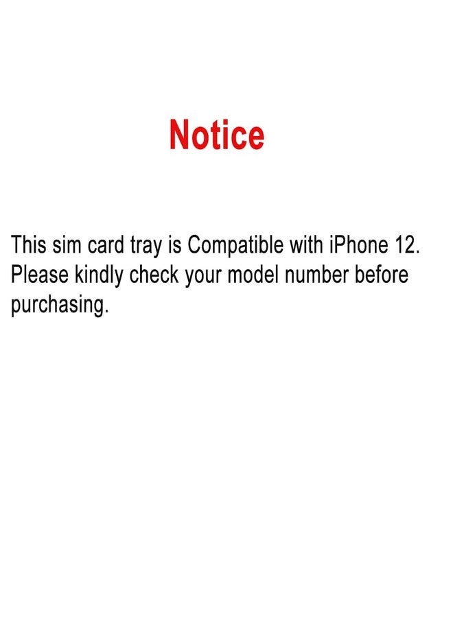 Perzework SIM Card Tray Holder Slot Replacement for iPhone 12 (Purple) with Waterproof Rubber Ring and Eject Pin (Single Sim Version) - Image 4